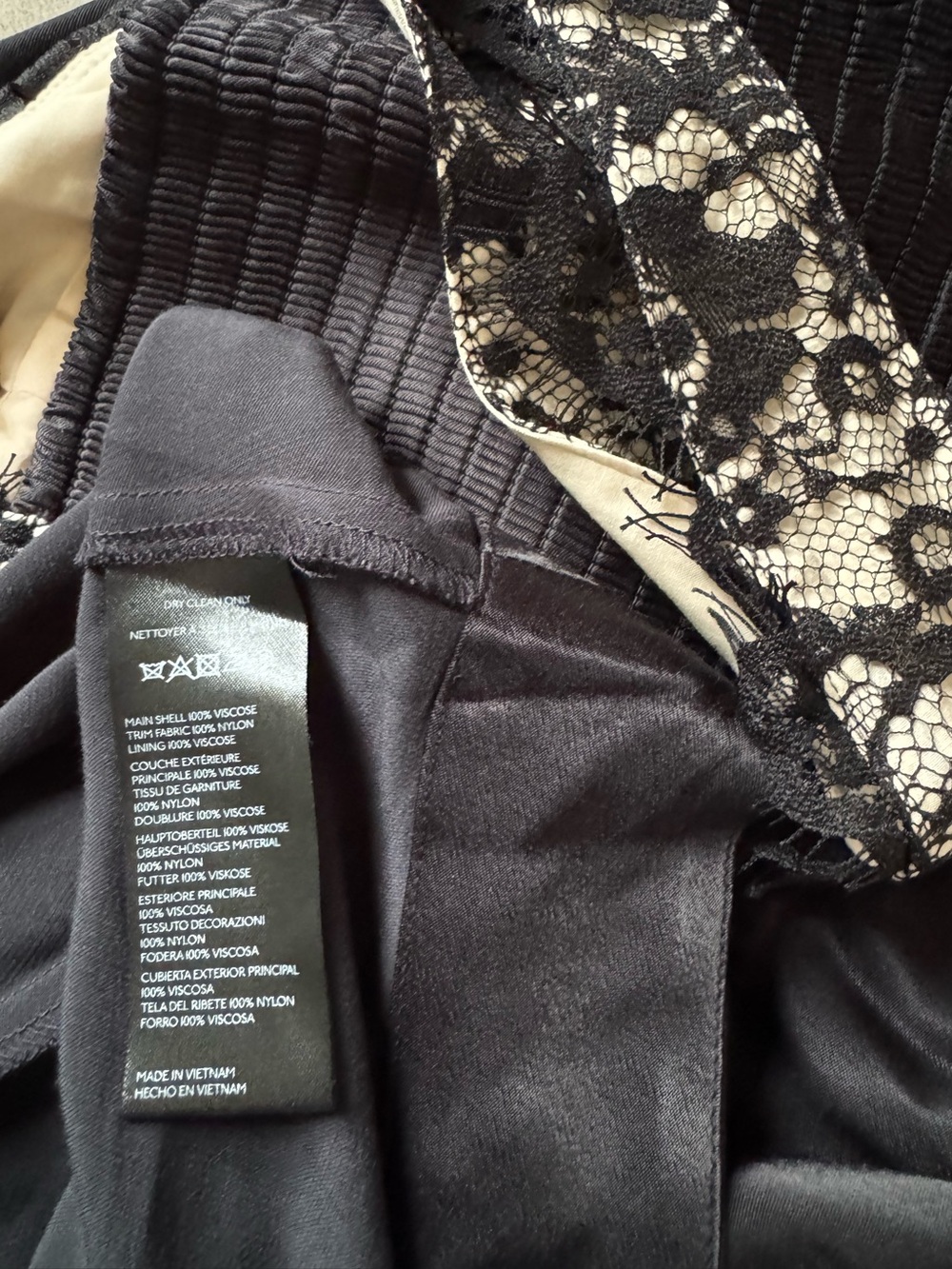 NWT Size 2X - Maeve Jocelyn Lace Black Slip Midi Dress Wedding Guest (US$ 178) - Picture 14 of 16